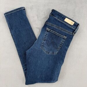 AG Adriano Goldschmied Farrah Skinny Ankle Jeans Blue Women's Size 28R